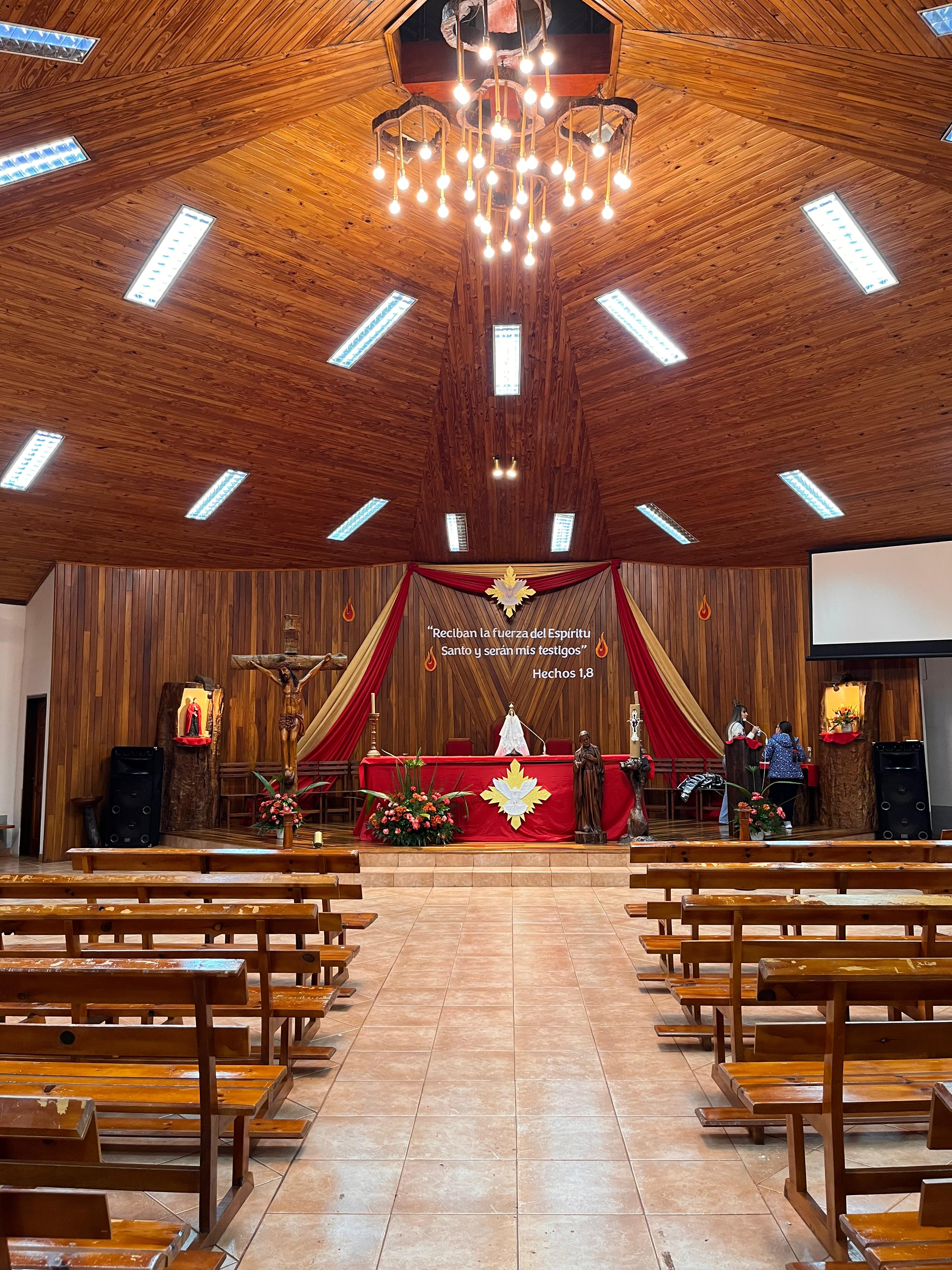 Interior de la Parroquia